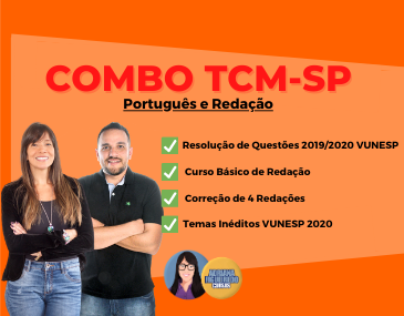 Combo Português e Redação - TCM-SP Combo Português e Redação - TCM-SP