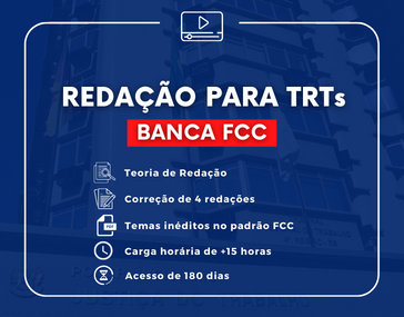 Redação Total para TRTs - Banca FCC
