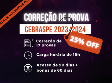 Correo de Provas cebraspe 2023/2024