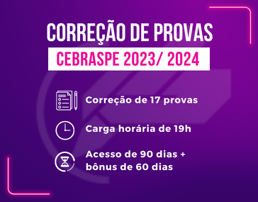 Correo de Provas cebraspe 2023/2024