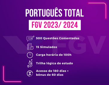 Portugus Total FGV 2023/2024