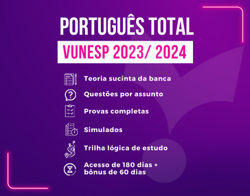 Portugus Total Vunesp 2023/2024