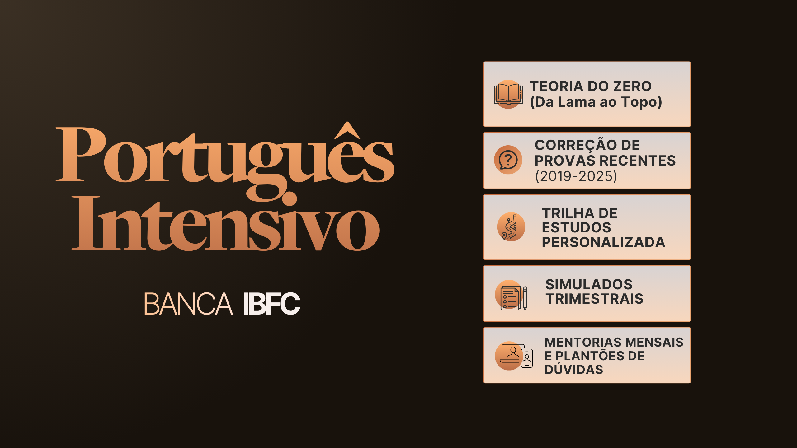 Portugus Intensivo | IBFC